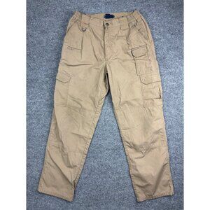 511 Tactial Series Cargo Pants Men's W32 x L32 Tan Elastic Waist Pockets Relaxed